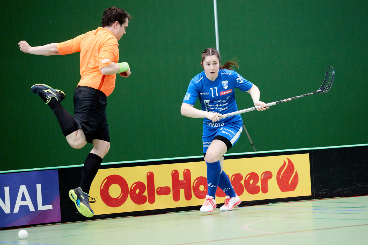 Zug United - Wizards Bern Burgdorf Playoff Viertelfinal 2. Spiel Resultat 4 : 11 
am 1. März 2020 in der Sporthalle der Kantonsschule in Zug 
Bild: Michael Peter