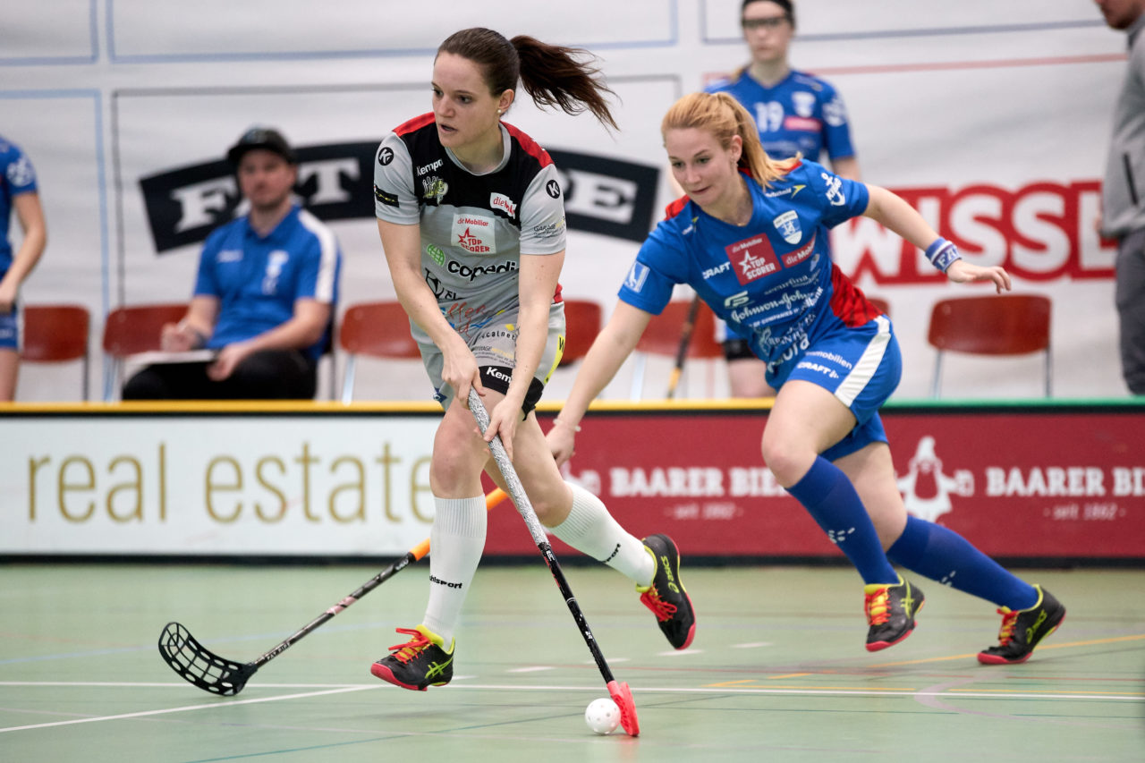 Zug United - Wizards Bern Burgdorf Playoff Viertelfinal 2. Spiel Resultat 4 : 11 
am 1. März 2020 in der Sporthalle der Kantonsschule in Zug 
Bild: Michael Peter