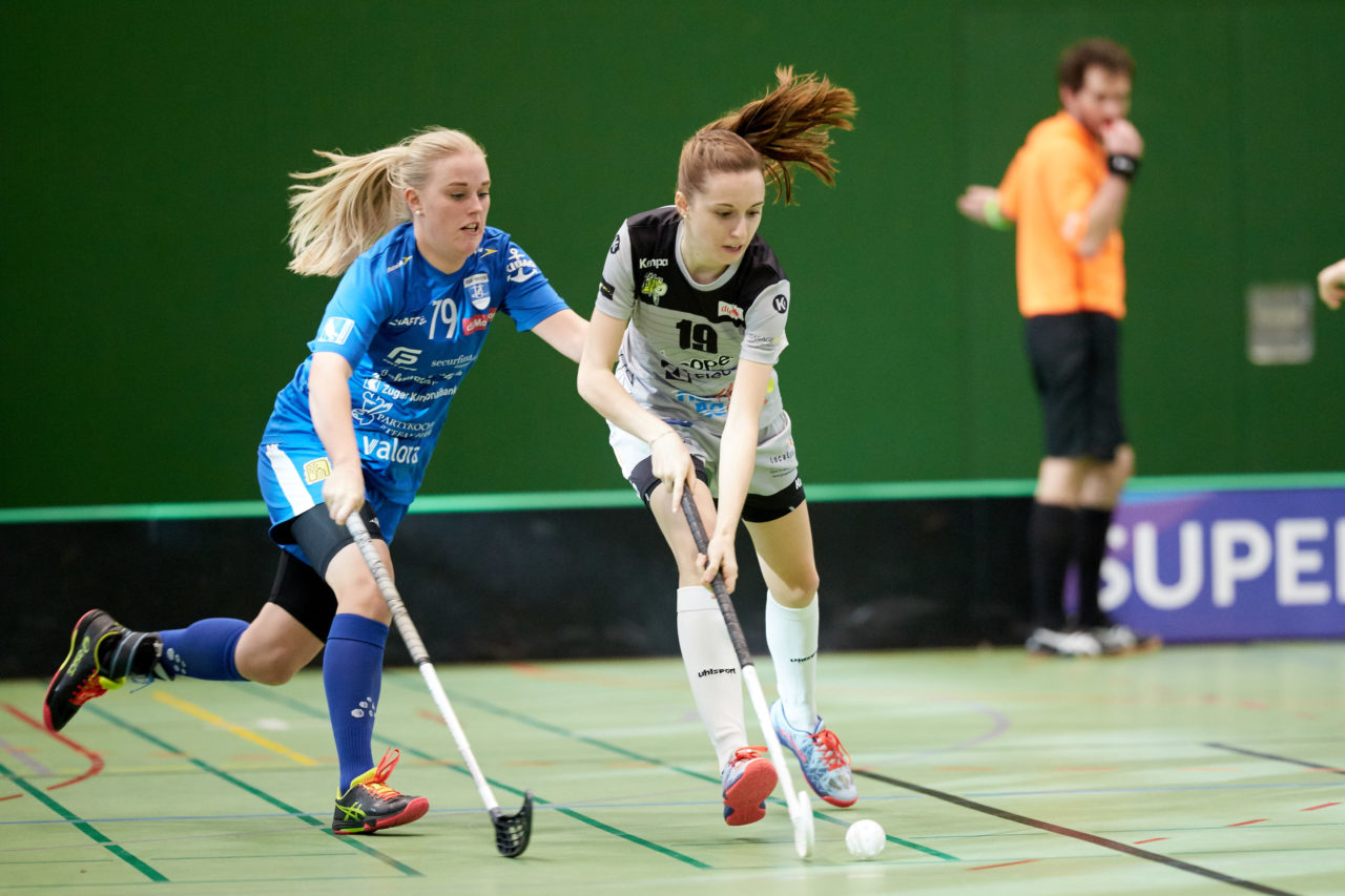 Zug United - Wizards Bern Burgdorf Playoff Viertelfinal 2. Spiel Resultat 4 : 11 
am 1. März 2020 in der Sporthalle der Kantonsschule in Zug 
Bild: Michael Peter