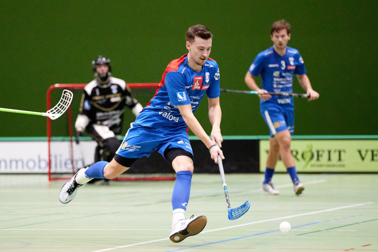 Zug United - Floorball Köniz 
Playoff Viertelfinal 2. Spiel 
Resultat 6 : 5 nach Verlängerung am 1. März 2020 in der Sporthalle der Kantonsschule Zug 
Bild: Michael Peter