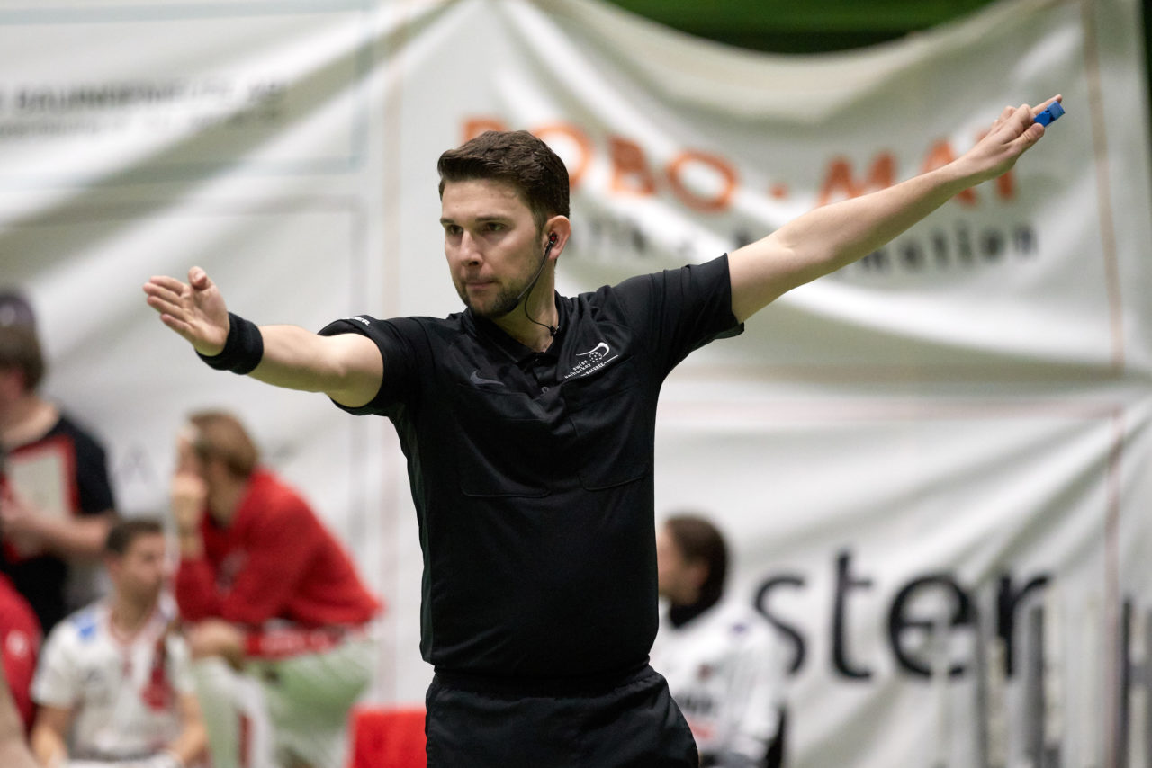 Zug United - Floorball Köniz 
Playoff Viertelfinal 2. Spiel 
Resultat 6 : 5 nach Verlängerung am 1. März 2020 in der Sporthalle der Kantonsschule Zug 
Bild: Michael Peter