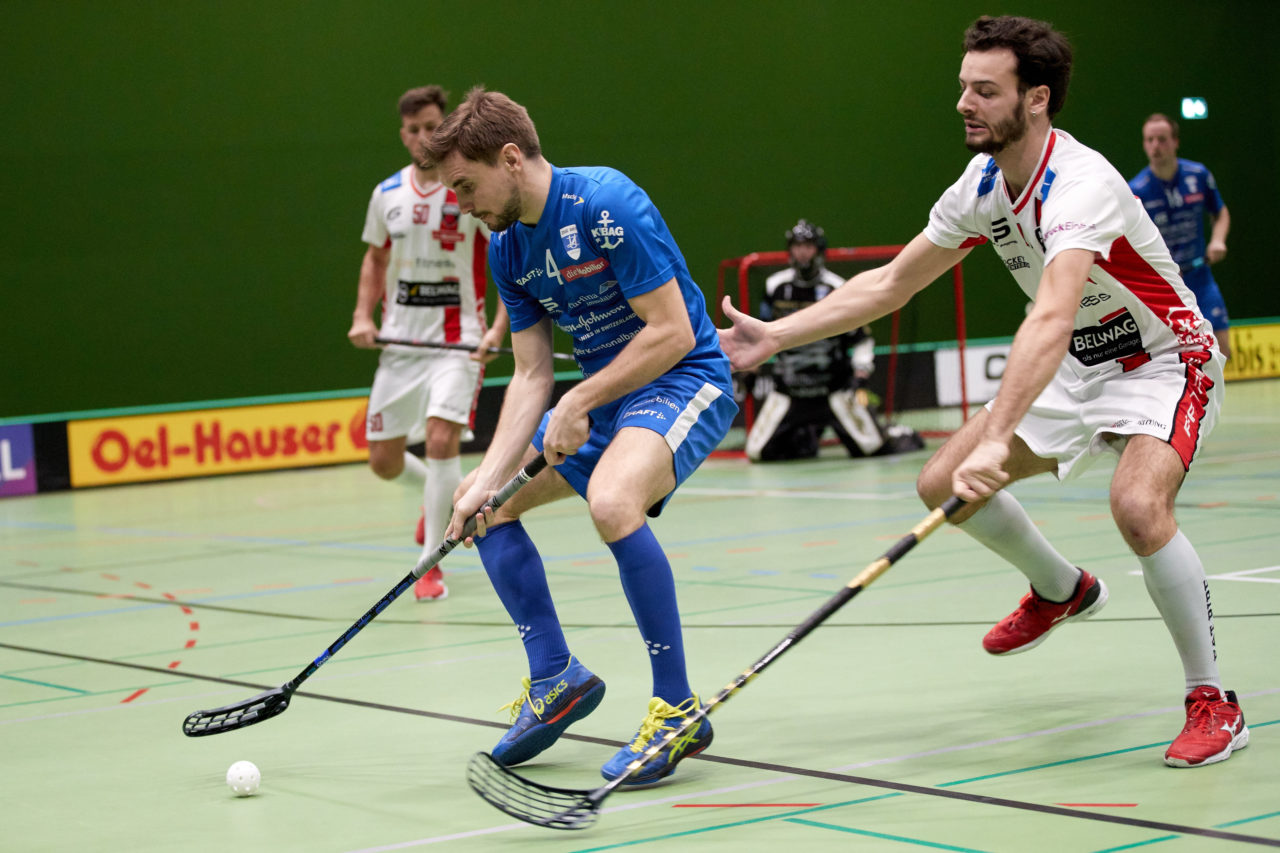 Zug United - Floorball Köniz 
Playoff Viertelfinal 2. Spiel 
Resultat 6 : 5 nach Verlängerung am 1. März 2020 in der Sporthalle der Kantonsschule Zug 
Bild: Michael Peter