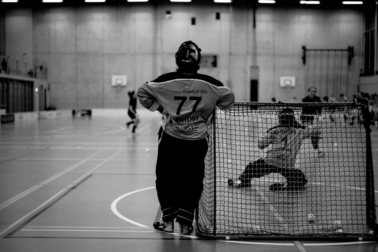 Damen NLA Playoff Viertelfinals, Spiel 3, Switzerland: 06.03.2020, Burgdorf, Schützenmatte, Sandra Lehner (Nr. 77, Wizards Bern Burgdorf) 

Credit: Claudio Schwarz, unihockey-fotos.ch