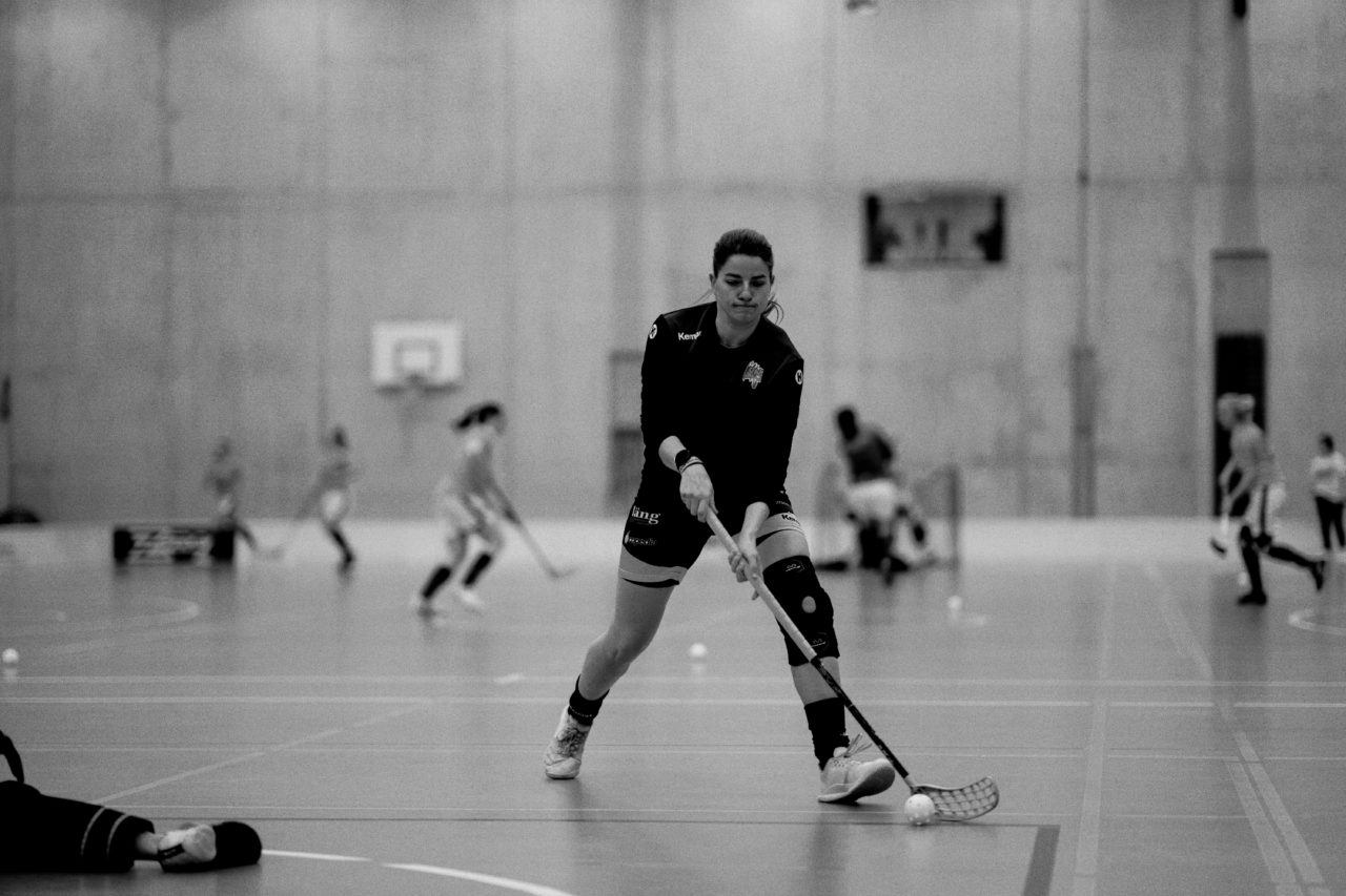 Damen NLA Playoff Viertelfinals, Spiel 3, Switzerland: 06.03.2020, Burgdorf, Schützenmatte, Evelina Garbare (Nr. 59, Wizards Bern Burgdorf) 

Credit: Claudio Schwarz, unihockey-fotos.ch