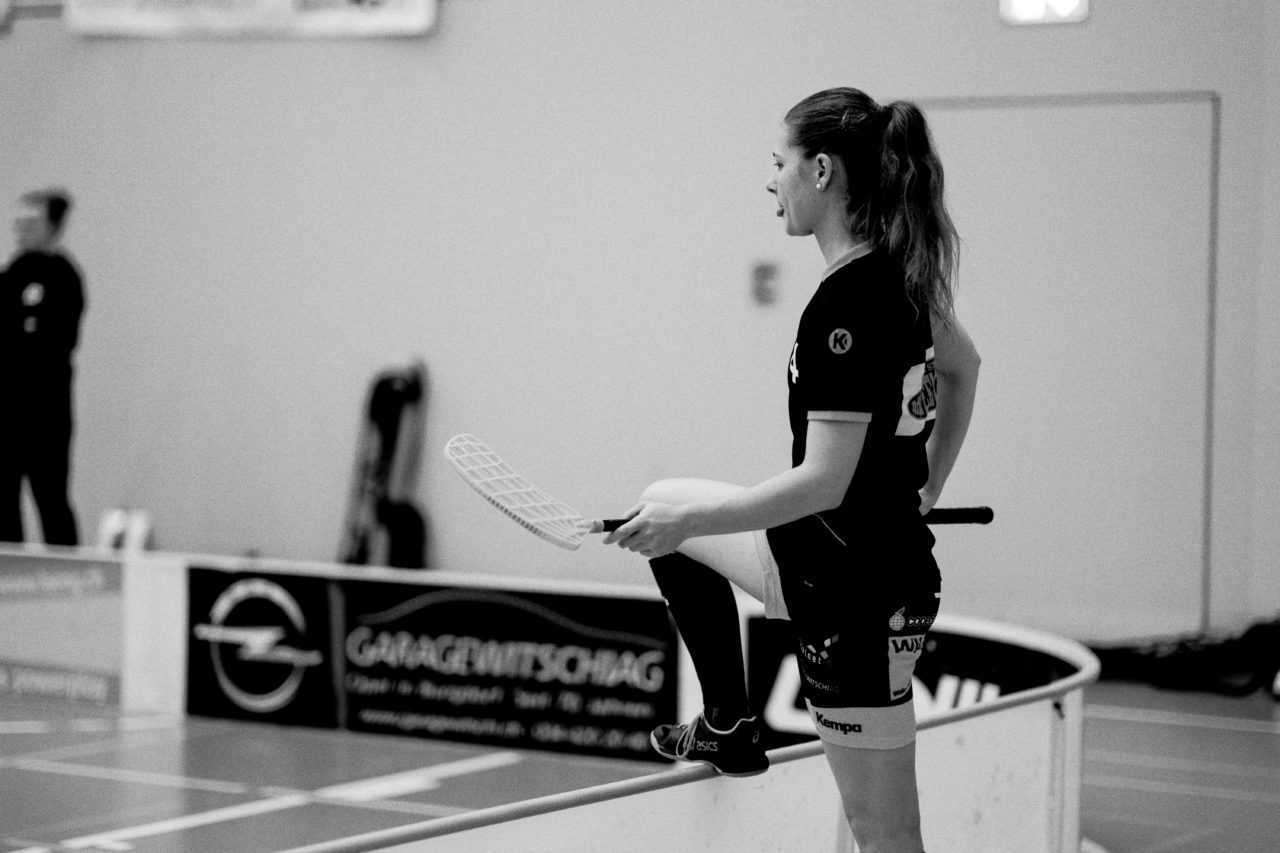 Damen NLA Playoff Viertelfinals, Spiel 3, Switzerland: 06.03.2020, Burgdorf, Schützenmatte, Marlene Haldimann (Nr. 14, Wizards Bern Burgdorf) 

Credit: Claudio Schwarz, unihockey-fotos.ch