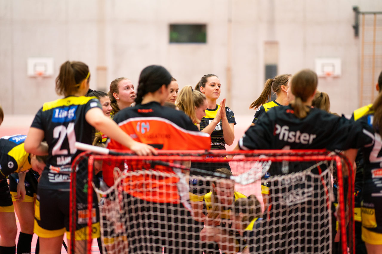 Damen NLA Playoff Viertelfinals, Spiel 3, Switzerland: 06.03.2020, Burgdorf, Schützenmatte, Romina Rudin (Nr. 93, Wizards Bern Burgdorf) 

Credit: Claudio Schwarz, unihockey-fotos.ch