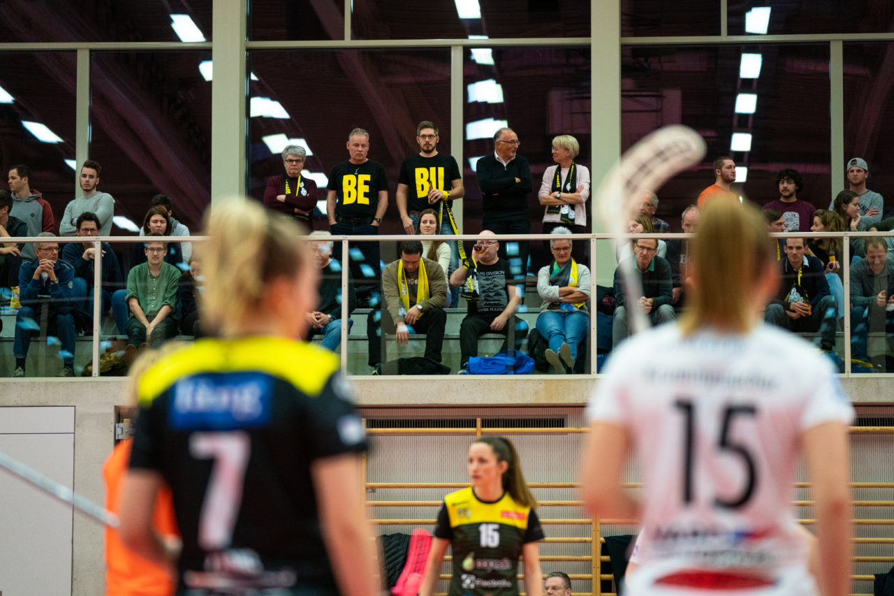 Damen NLA Playoff Viertelfinals, Spiel 3, Switzerland: 06.03.2020, Burgdorf, Schützenmatte, Be Bu

Credit: Claudio Schwarz, unihockey-fotos.ch