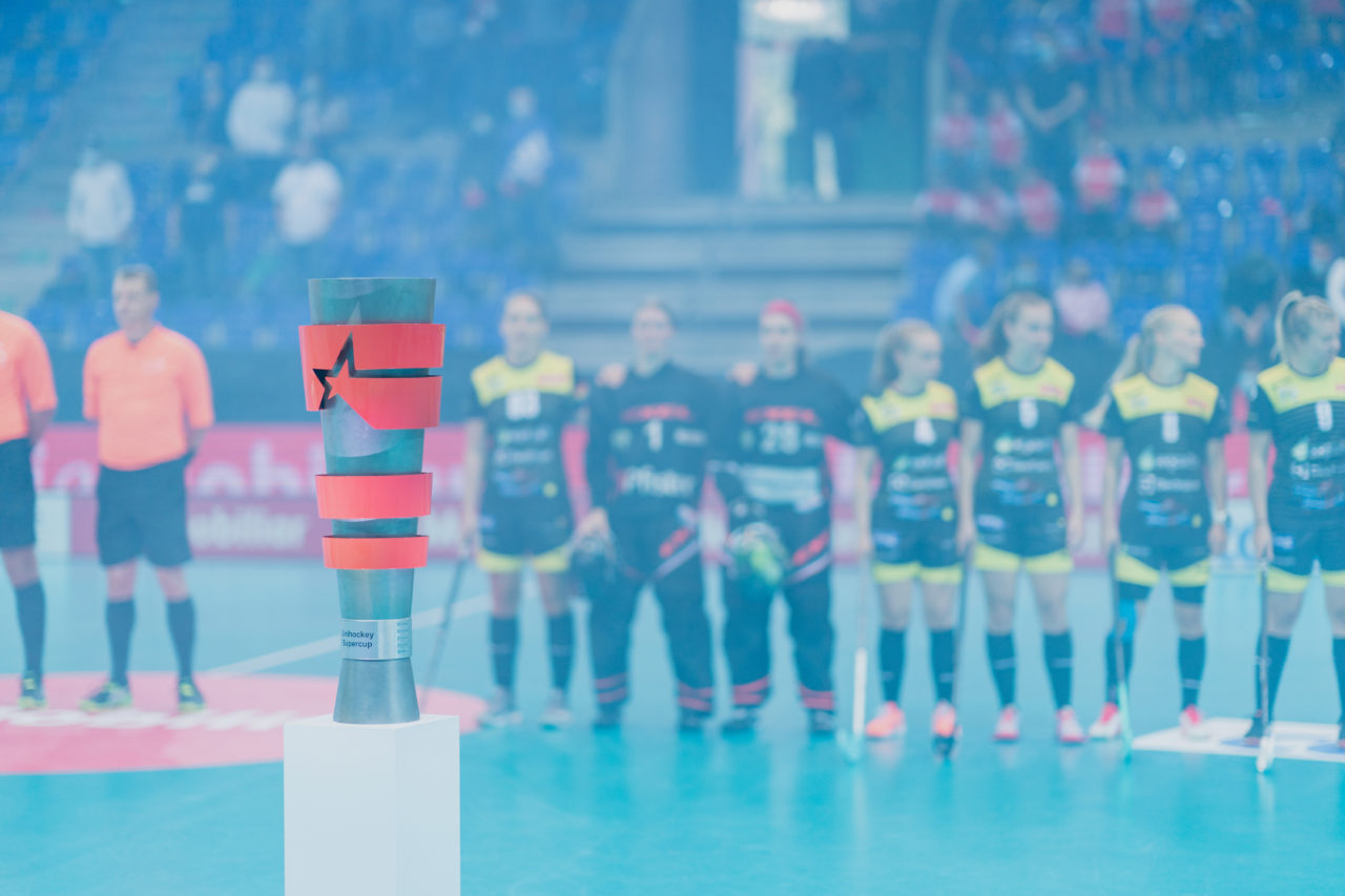 Supercup Final 4, Final Frauen, Switzerland: 30.08.2020, Zürich, Saalsporthalle, der Pokal

Credit: Claudio Schwarz, unihockey-fotos.ch