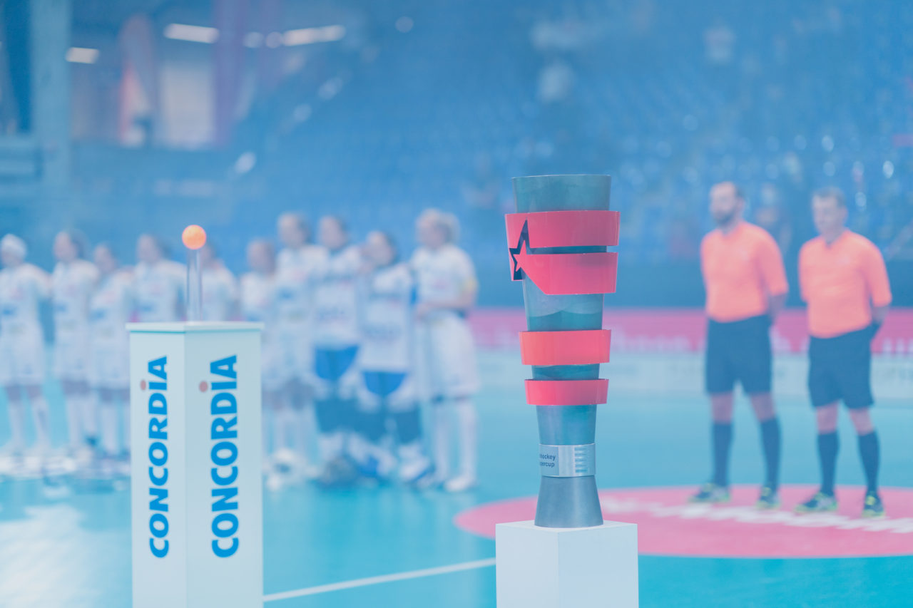 Supercup Final 4, Final Frauen, Switzerland: 30.08.2020, Zürich, Saalsporthalle, der Pokal

Credit: Claudio Schwarz, unihockey-fotos.ch