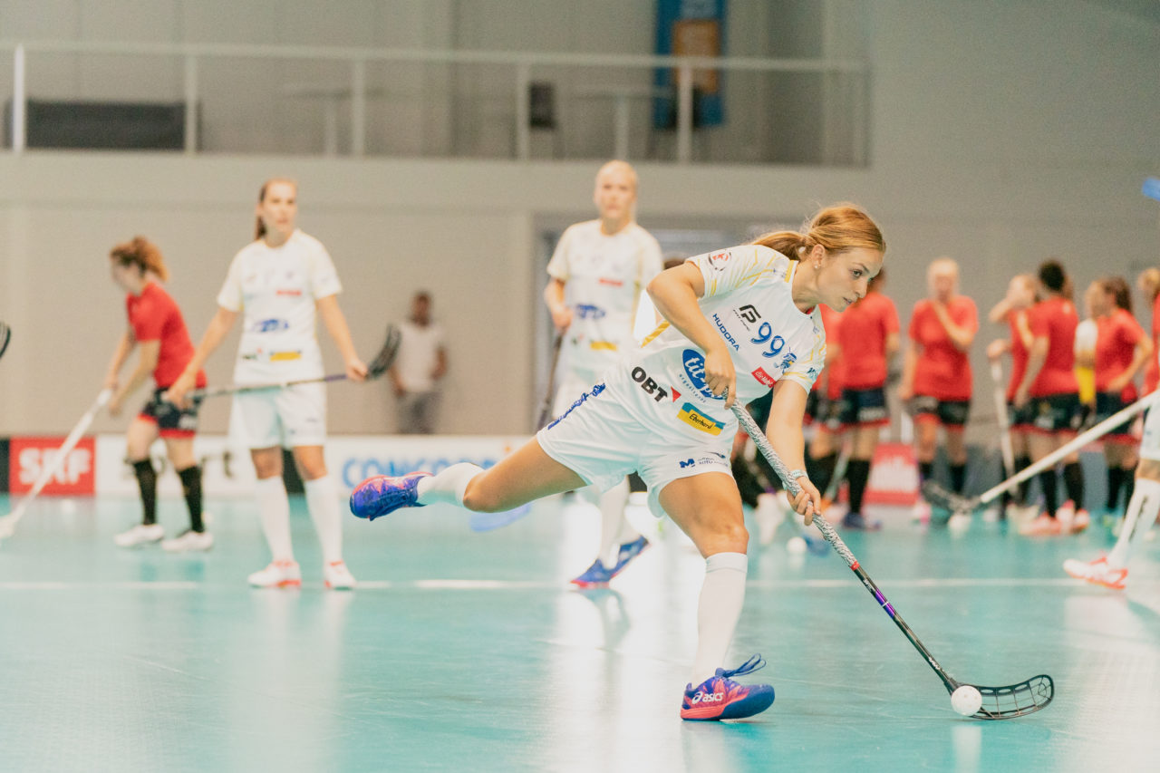 Mobiliar Trophy, Red Ants Rychenberg Winterthur - Kloten-Dietlikon Jets, Switzerland: 21.08.2020, Winterthur, Win-4 Trainingshalle, Ladina Müller (Nr. 99, Kloten-Dietlikon Jets) 

Credit: Claudio Schwarz, unihockey-fotos.ch