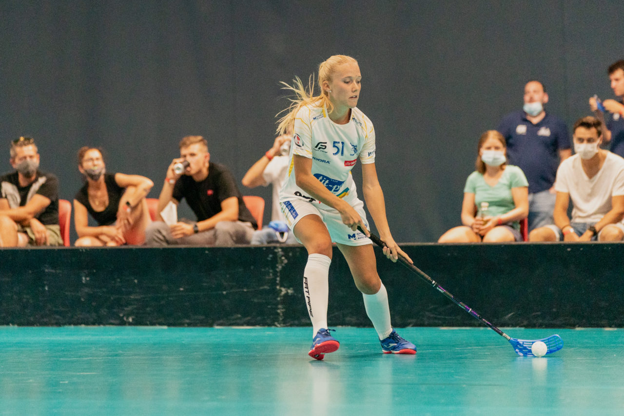 Mobiliar Trophy, Red Ants Rychenberg Winterthur - Kloten-Dietlikon Jets, Switzerland: 21.08.2020, Winterthur, Win-4 Trainingshalle, Sereina Zwissler (Nr. 51, Kloten-Dietlikon Jets) 

Credit: Claudio Schwarz, unihockey-fotos.ch