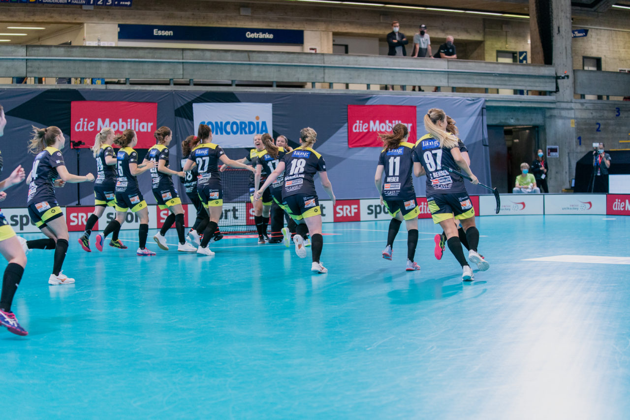 Supercup Final 4, 2. Halbfinal Frauen, Switzerland: 29.08.2020, Zürich, Saalsporthalle, die Wizards ziehen in den Final ein

Credit: Claudio Schwarz, unihockey-fotos.ch