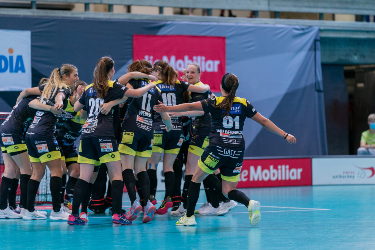Supercup Final 4, 2. Halbfinal Frauen, Switzerland: 29.08.2020, Zürich, Saalsporthalle, die Wizards ziehen in den Final ein

Credit: Claudio Schwarz, unihockey-fotos.ch