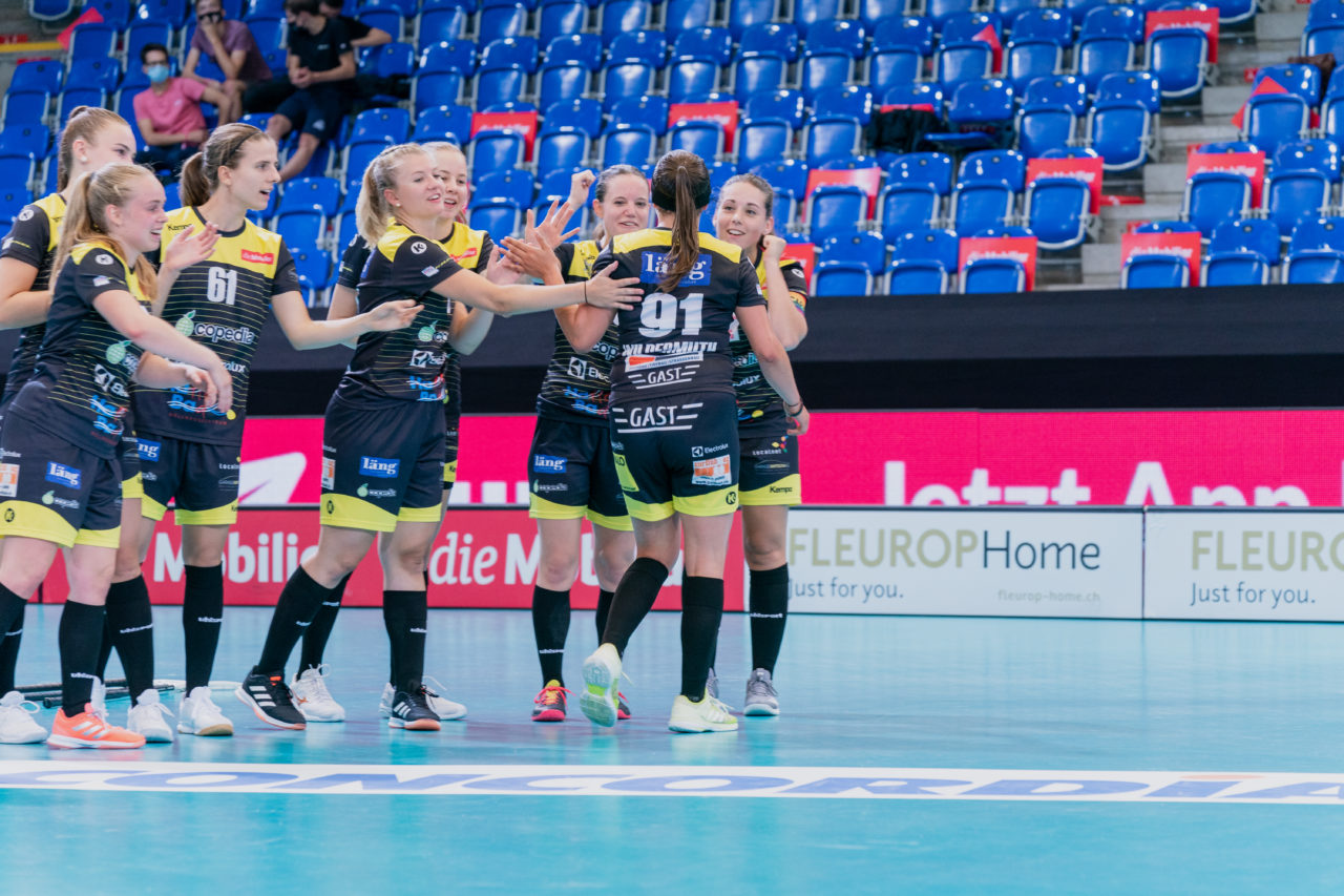 Supercup Final 4, 2. Halbfinal Frauen, Switzerland: 29.08.2020, Zürich, Saalsporthalle, Best-Player Andrea Wildermuth (Nr. 91, Wizards Bern Burgdorf) 

Credit: Claudio Schwarz, unihockey-fotos.ch