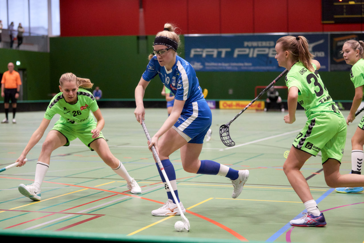 Zug United - UHC Laupen am 26. September 2020 in der Sporthalle der Kantonsschule Zug 
Bild: Michael Peter