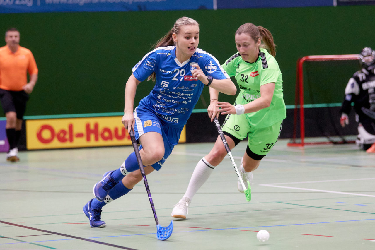 Zug United - UHC Laupen am 26. September 2020 in der Sporthalle der Kantonsschule Zug 
Bild: Michael Peter