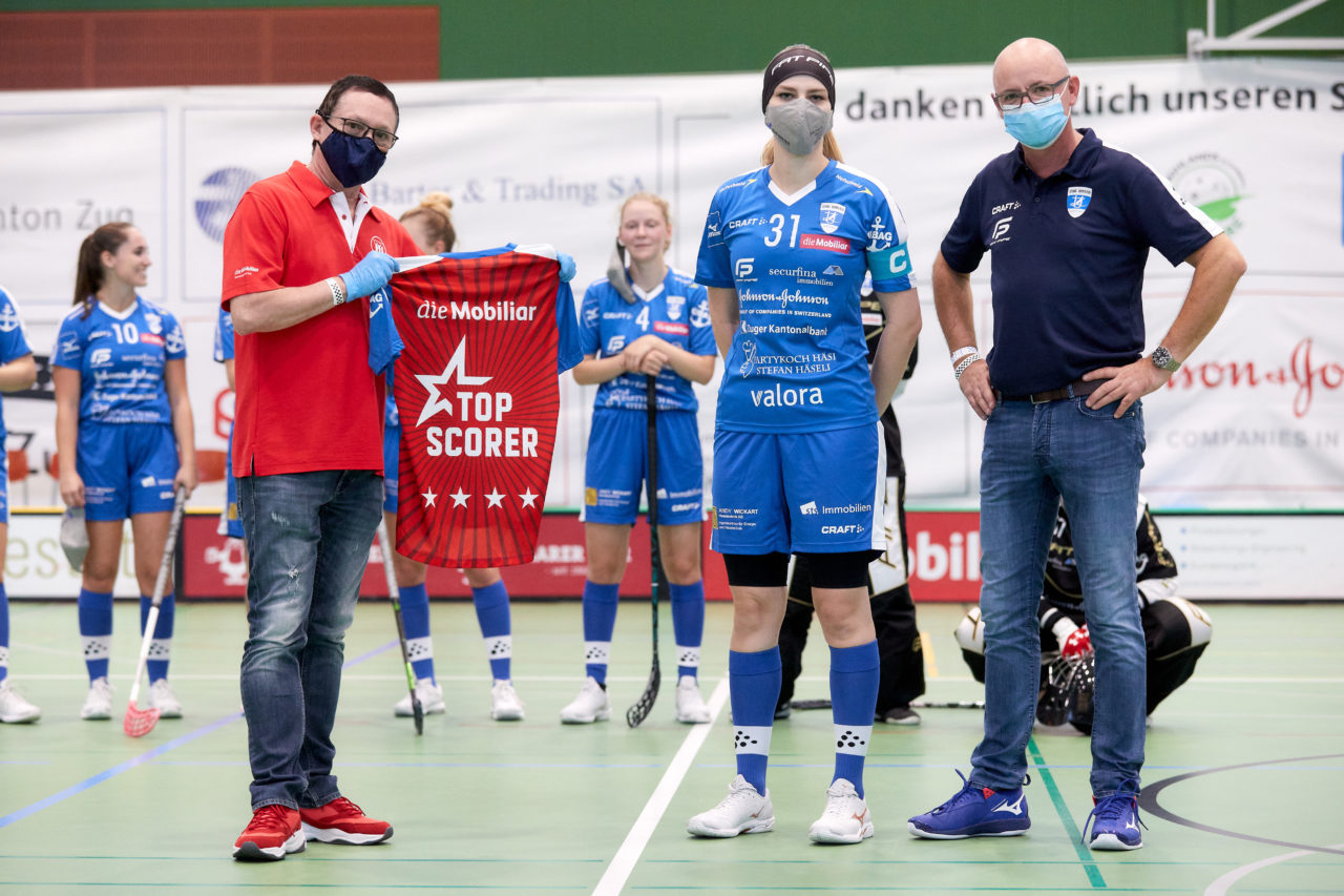 Zug United - Red Ants Rychenberg Winterthur am 12. September 2020 in der Sporthalle der Kantonsschule Zug 
Bild: Michael Peter