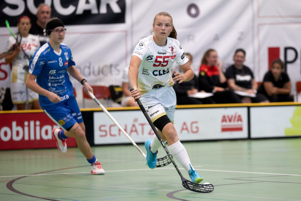 Zug United - Red Ants Rychenberg Winterthur am 12. September 2020 in der Sporthalle der Kantonsschule Zug 
Bild: Michael Peter