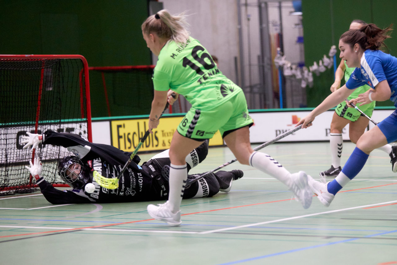 Zug United - UHC Laupen am 26. September 2020 in der Sporthalle der Kantonsschule Zug 
Bild: Michael Peter