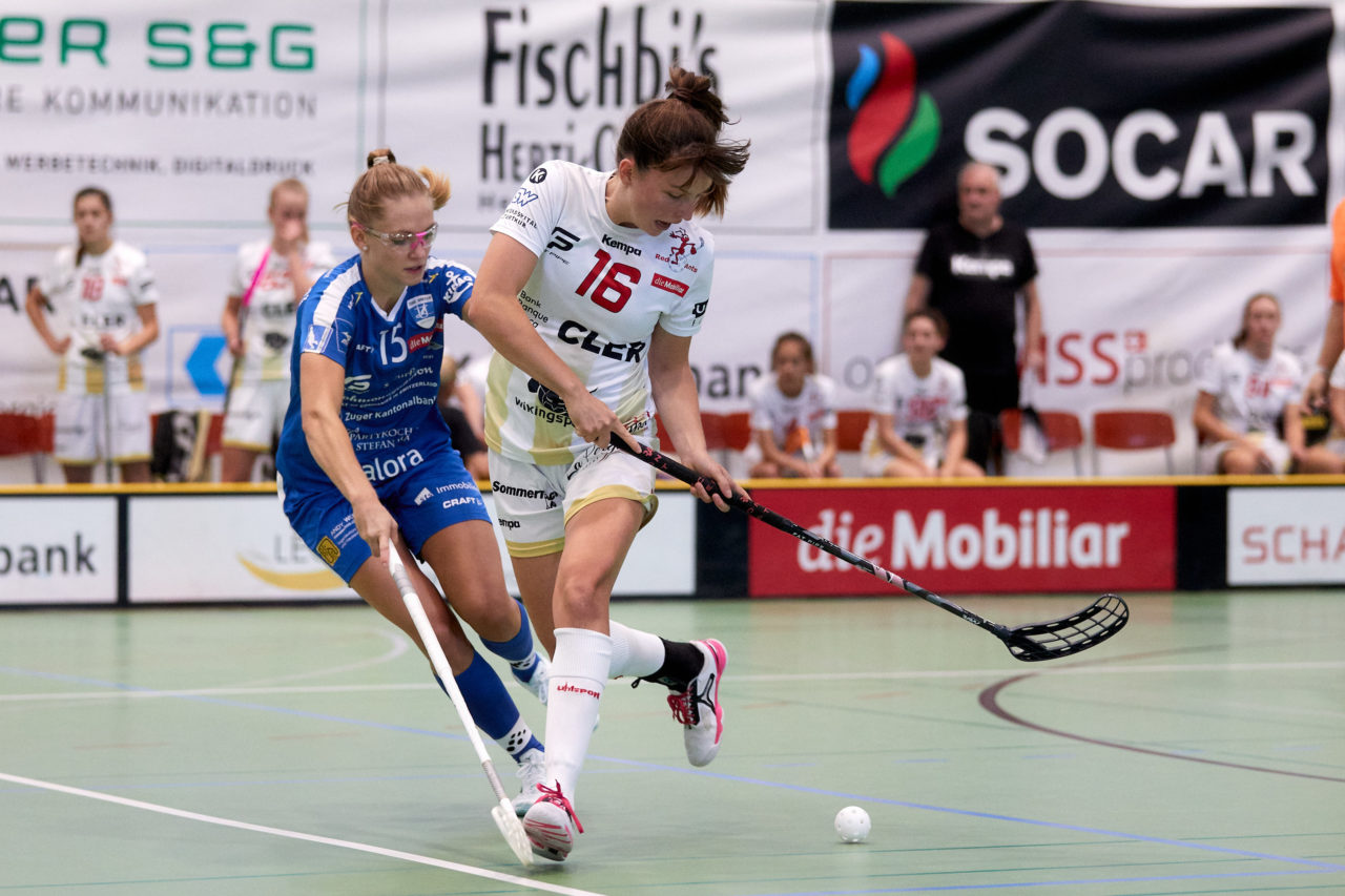 Zug United - Red Ants Rychenberg Winterthur am 12. September 2020 in der Sporthalle der Kantonsschule Zug 
Bild: Michael Peter