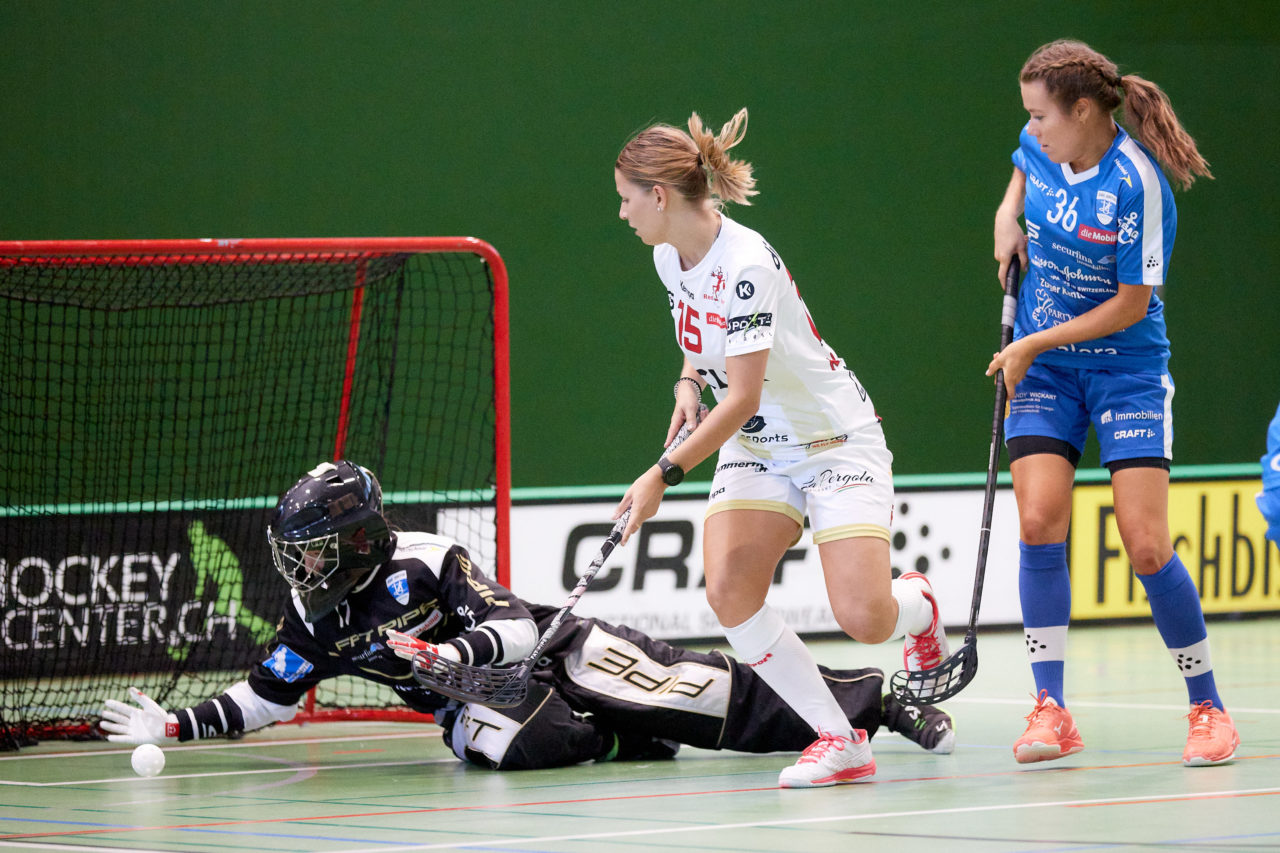 Zug United - Red Ants Rychenberg Winterthur am 12. September 2020 in der Sporthalle der Kantonsschule Zug 
Bild: Michael Peter