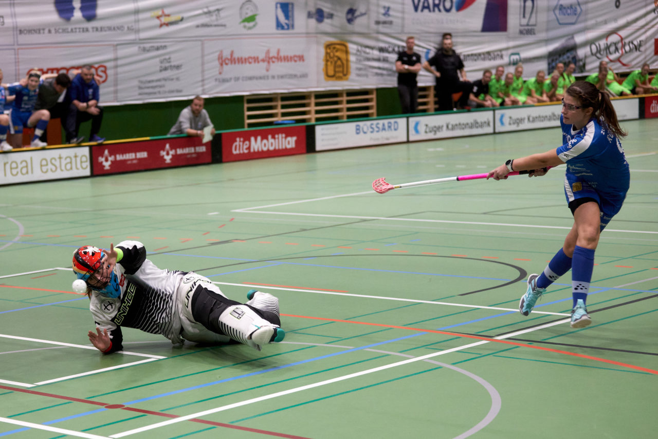 Zug United - UHC Laupen am 26. September 2020 in der Sporthalle der Kantonsschule Zug 
Bild: Michael Peter