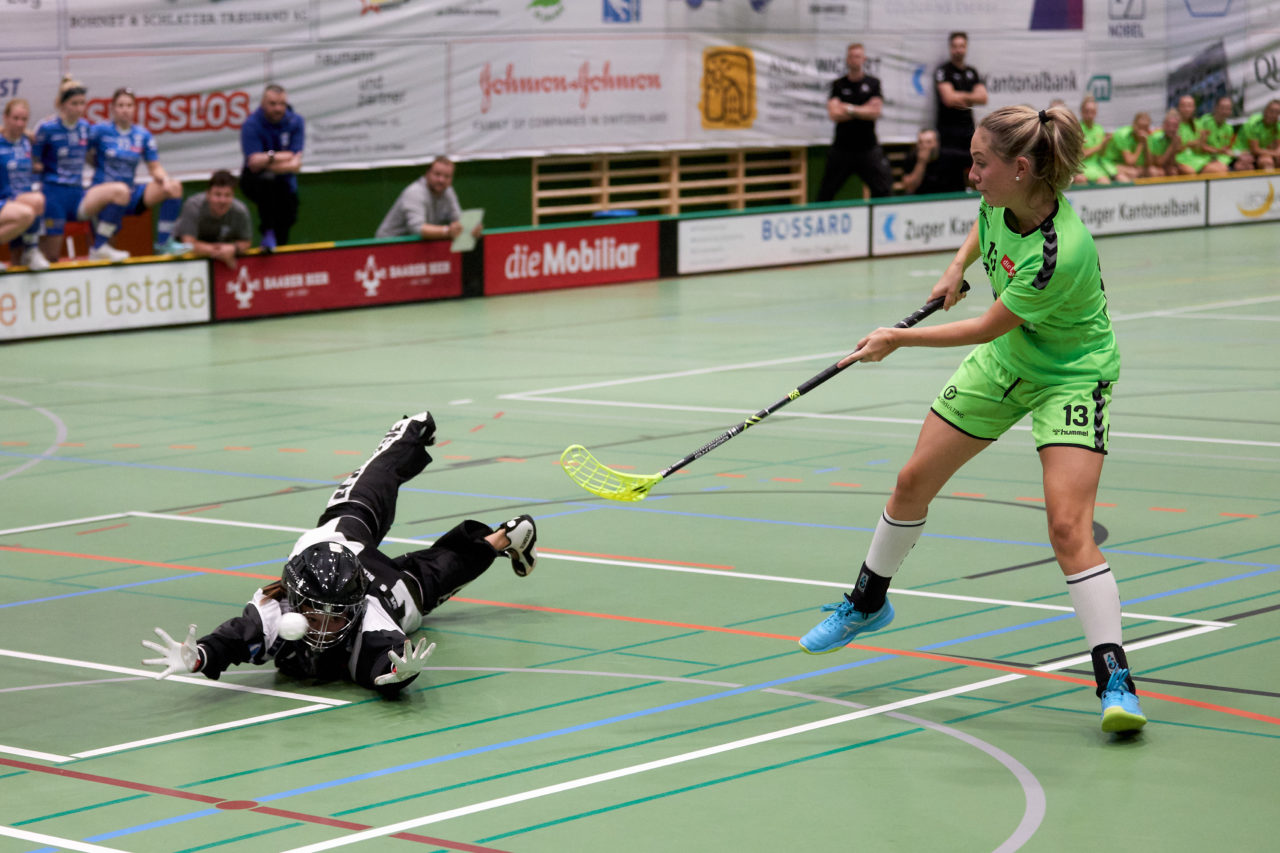 Zug United - UHC Laupen am 26. September 2020 in der Sporthalle der Kantonsschule Zug 
Bild: Michael Peter