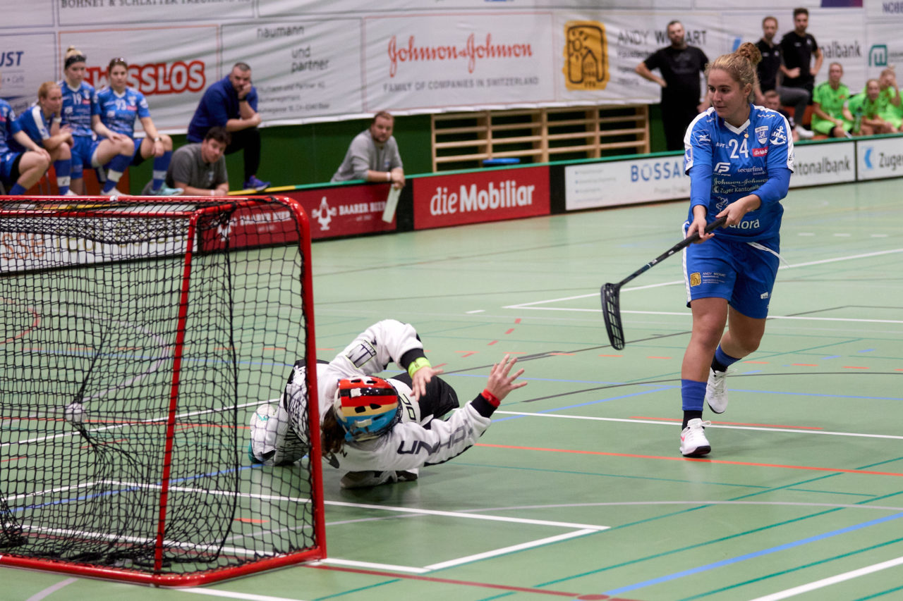 Zug United - UHC Laupen am 26. September 2020 in der Sporthalle der Kantonsschule Zug 
Bild: Michael Peter