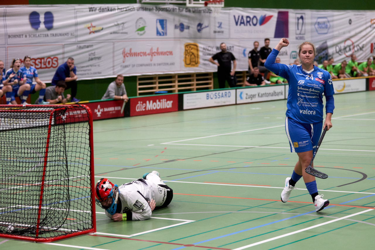 Zug United - UHC Laupen am 26. September 2020 in der Sporthalle der Kantonsschule Zug 
Bild: Michael Peter