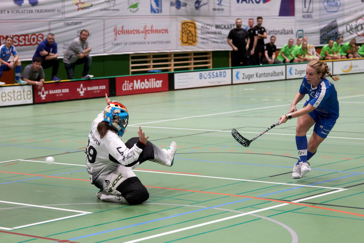 Zug United - UHC Laupen am 26. September 2020 in der Sporthalle der Kantonsschule Zug 
Bild: Michael Peter