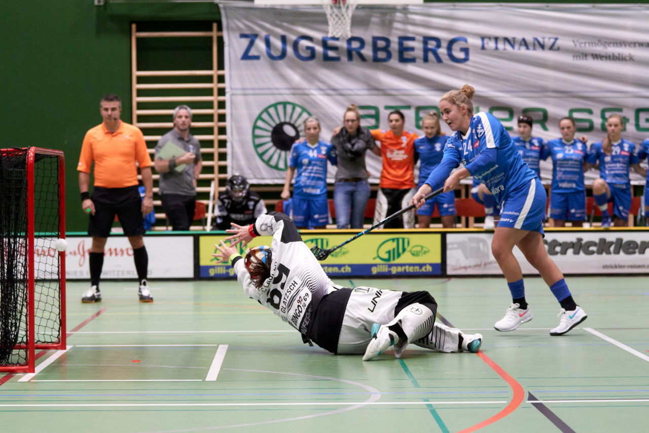 Zug United - UHC Laupen am 26. September 2020 in der Sporthalle der Kantonsschule Zug 
Bild: Michael Peter