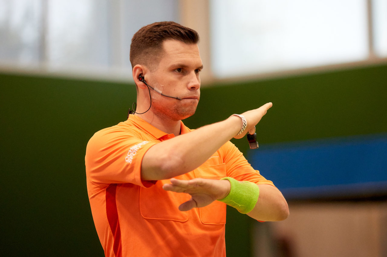 Zug United - Red Ants Rychenberg Winterthur am 12. September 2020 in der Sporthalle der Kantonsschule Zug 
Bild: Michael Peter