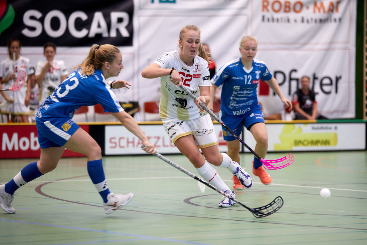 Zug United - Red Ants Rychenberg Winterthur am 12. September 2020 in der Sporthalle der Kantonsschule Zug 
Bild: Michael Peter