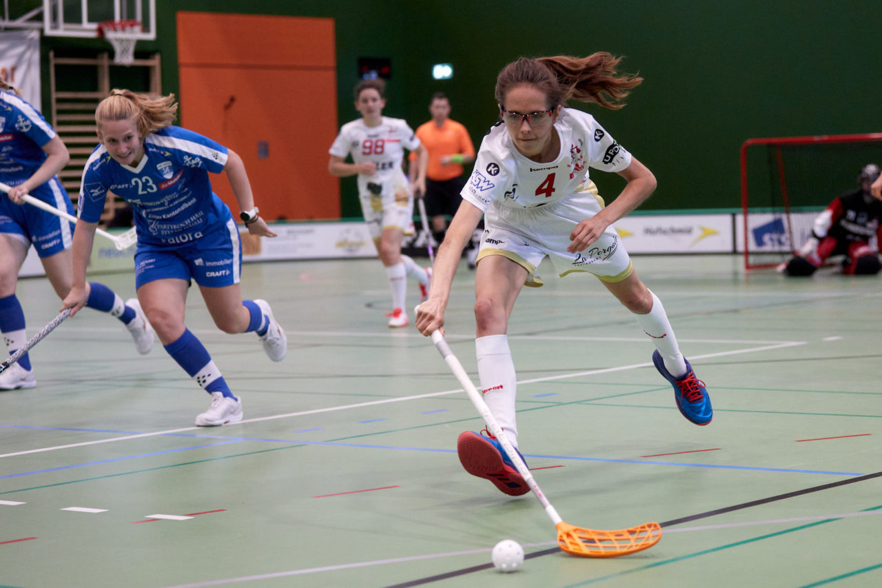 Zug United - Red Ants Rychenberg Winterthur am 12. September 2020 in der Sporthalle der Kantonsschule Zug 
Bild: Michael Peter