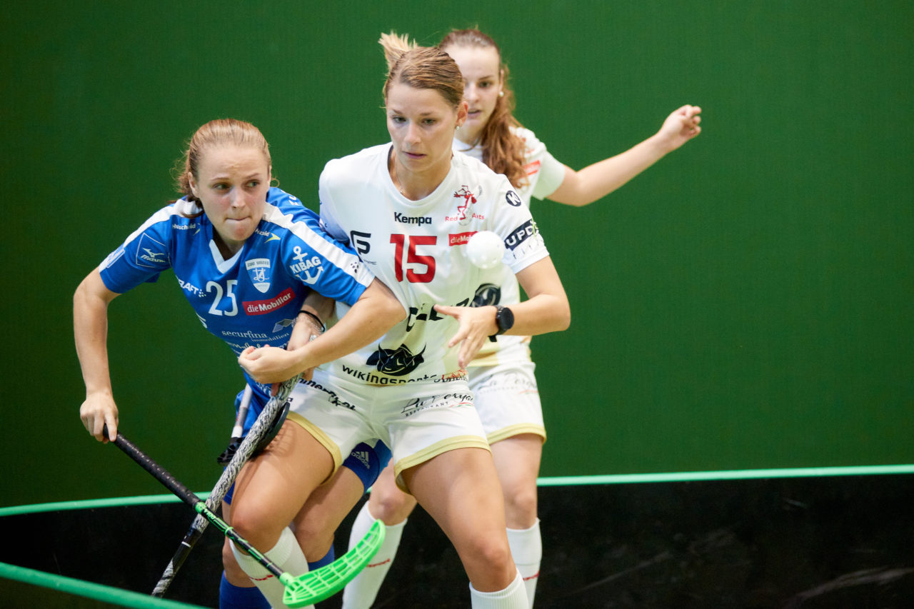 Zug United - Red Ants Rychenberg Winterthur am 12. September 2020 in der Sporthalle der Kantonsschule Zug 
Bild: Michael Peter