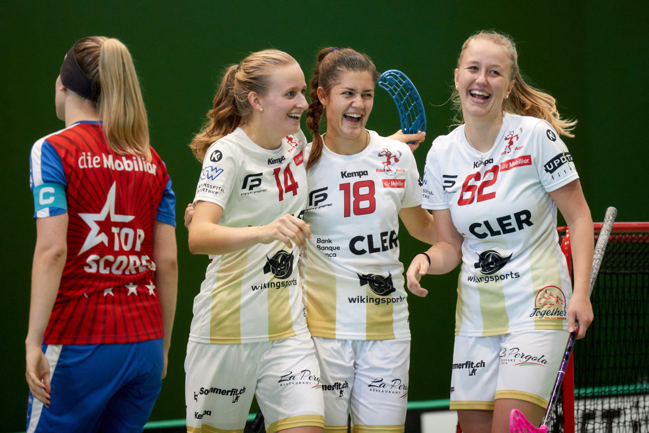 Zug United - Red Ants Rychenberg Winterthur am 12. September 2020 in der Sporthalle der Kantonsschule Zug 
Bild: Michael Peter