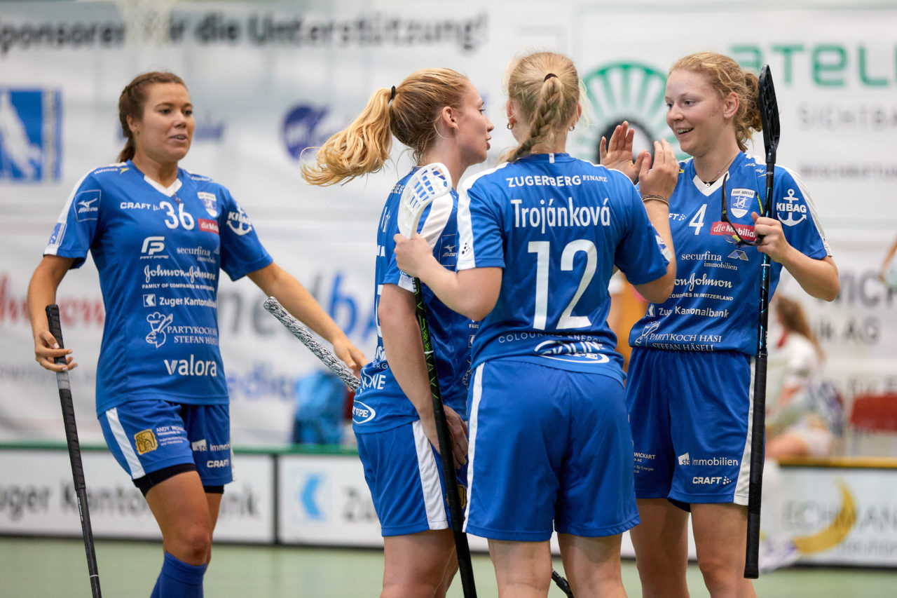 Zug United - Red Ants Rychenberg Winterthur am 12. September 2020 in der Sporthalle der Kantonsschule Zug 
Bild: Michael Peter