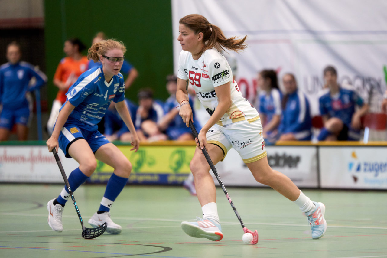 Zug United - Red Ants Rychenberg Winterthur am 12. September 2020 in der Sporthalle der Kantonsschule Zug 
Bild: Michael Peter