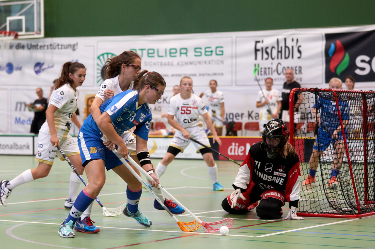 Zug United - Red Ants Rychenberg Winterthur am 12. September 2020 in der Sporthalle der Kantonsschule Zug 
Bild: Michael Peter
