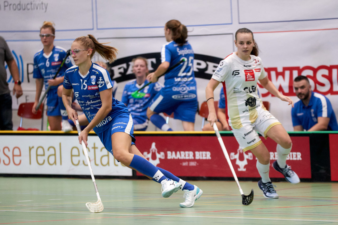 Zug United - Red Ants Rychenberg Winterthur am 12. September 2020 in der Sporthalle der Kantonsschule Zug 
Bild: Michael Peter