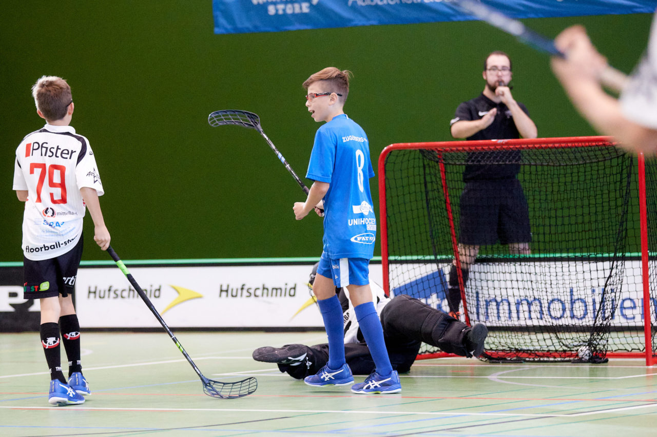 Zug United - Unihockey Mittelland Olten Zofingen am 27. September 2020 in der Sporthalle der Kantonsschule Zug 
Bild: Michael Peter