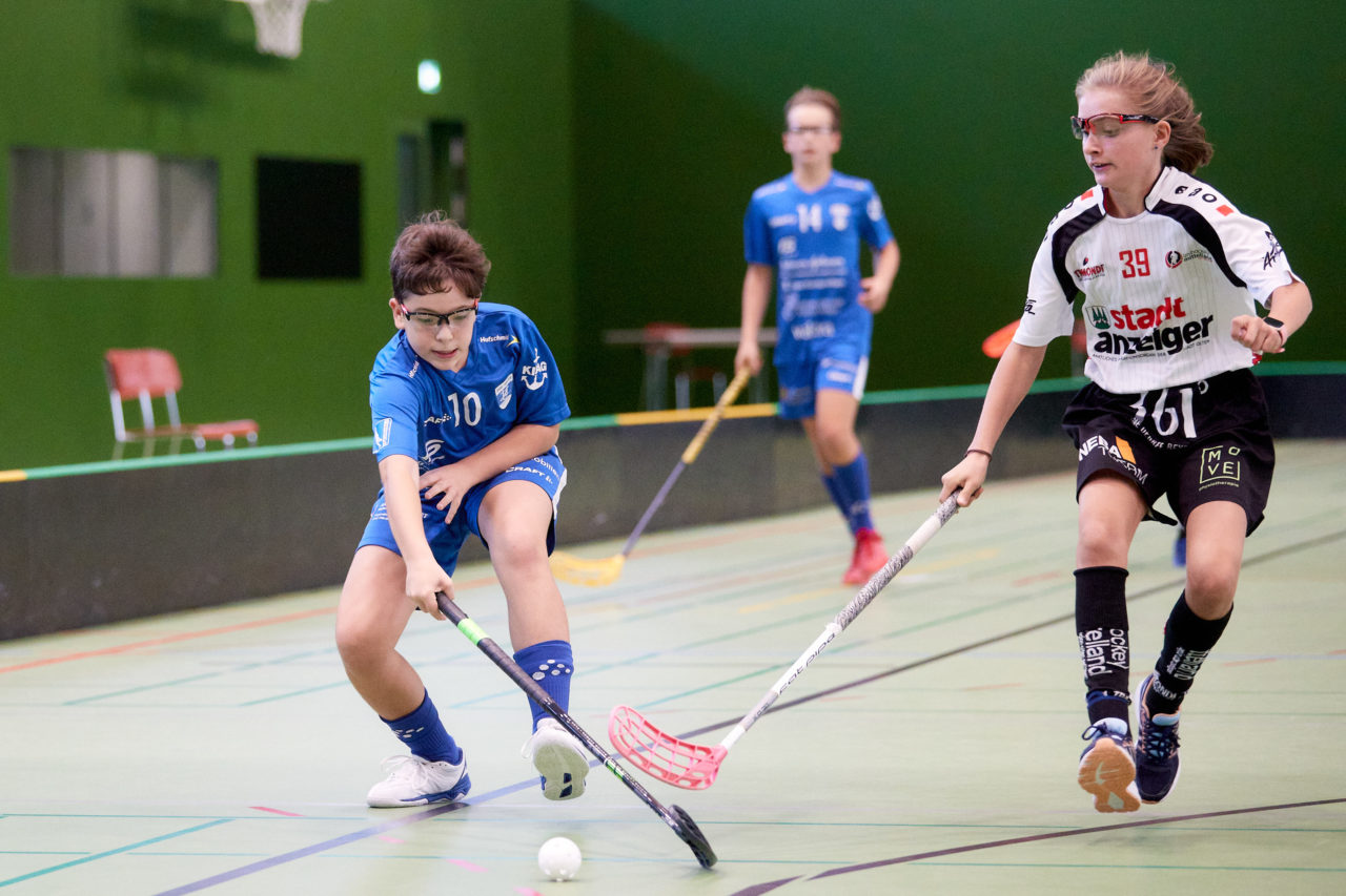 Zug United - Unihockey Mittelland Olten Zofingen am 27. September 2020 in der Sporthalle der Kantonsschule Zug 
Bild: Michael Peter