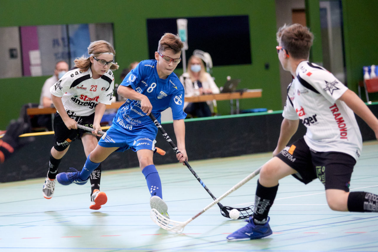 Zug United - Unihockey Mittelland Olten Zofingen am 27. September 2020 in der Sporthalle der Kantonsschule Zug 
Bild: Michael Peter