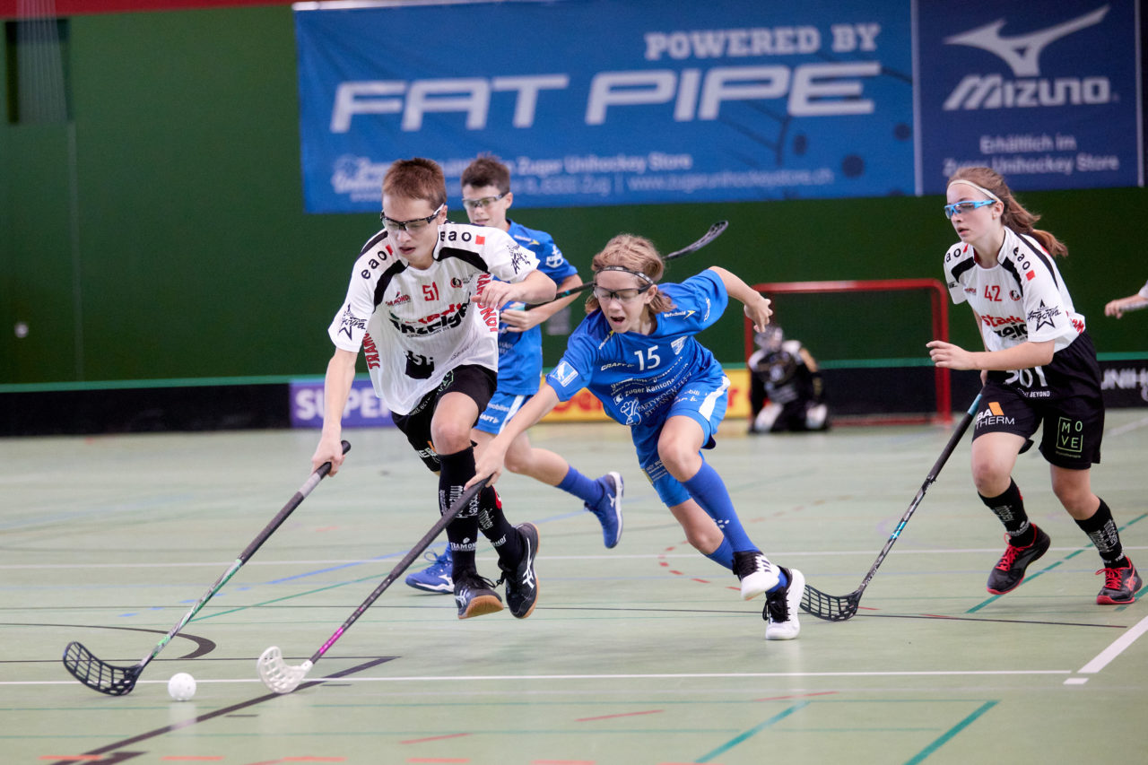 Zug United - Unihockey Mittelland Olten Zofingen am 27. September 2020 in der Sporthalle der Kantonsschule Zug 
Bild: Michael Peter
