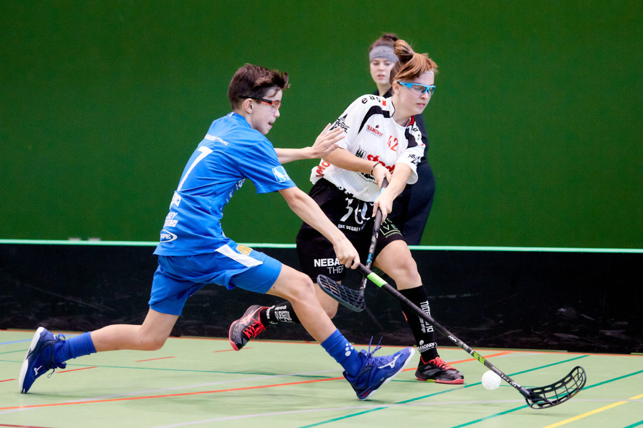Zug United - Unihockey Mittelland Olten Zofingen am 27. September 2020 in der Sporthalle der Kantonsschule Zug 
Bild: Michael Peter