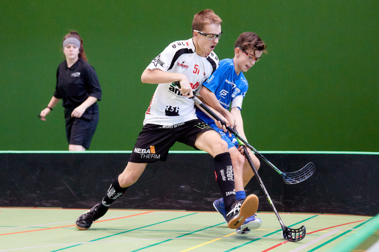 Zug United - Unihockey Mittelland Olten Zofingen am 27. September 2020 in der Sporthalle der Kantonsschule Zug 
Bild: Michael Peter