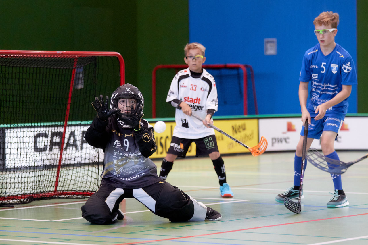 Zug United - Unihockey Mittelland Olten Zofingen am 27. September 2020 in der Sporthalle der Kantonsschule Zug 
Bild: Michael Peter