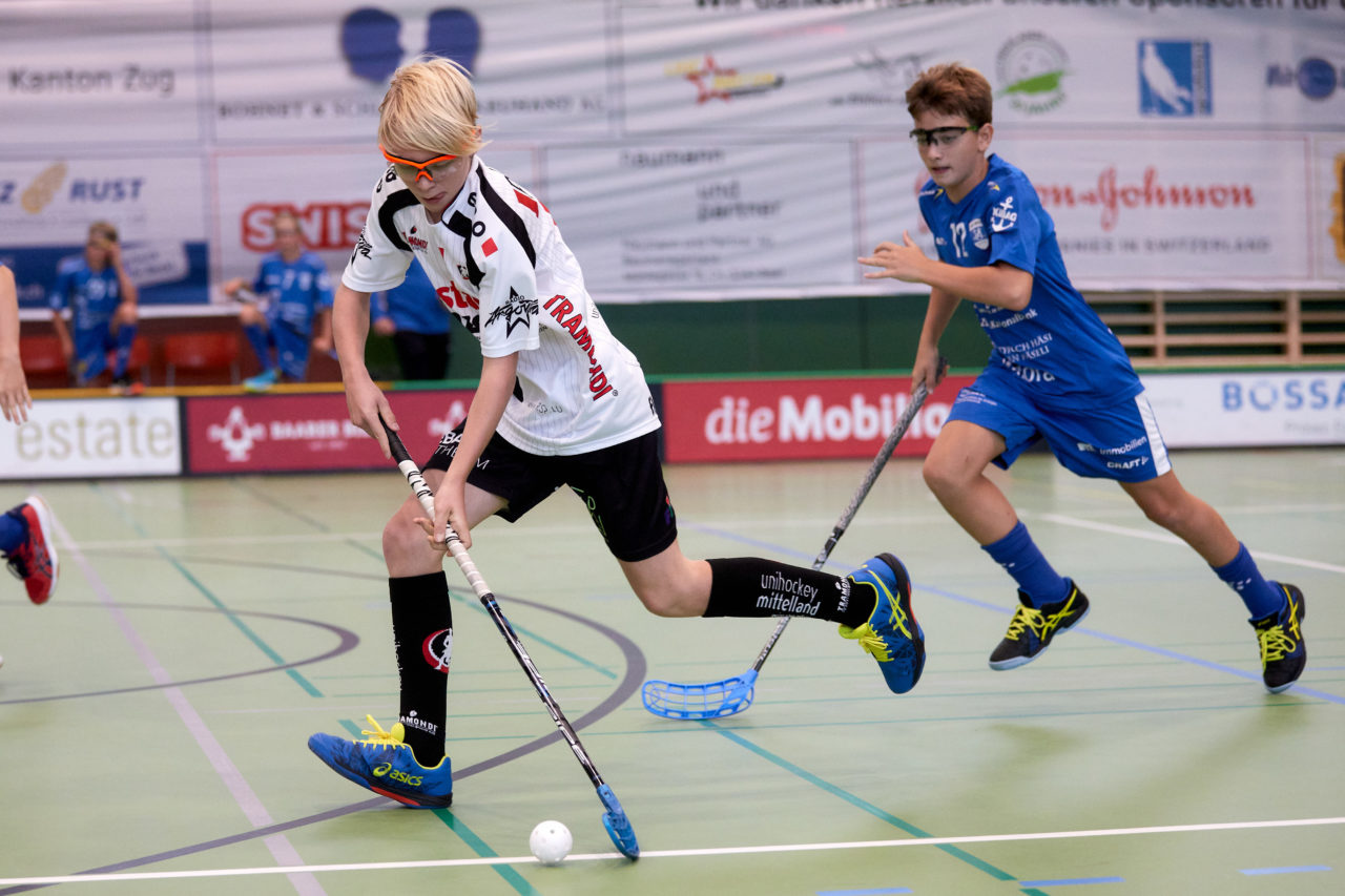 Zug United - Unihockey Mittelland Olten Zofingen am 27. September 2020 in der Sporthalle der Kantonsschule Zug 
Bild: Michael Peter