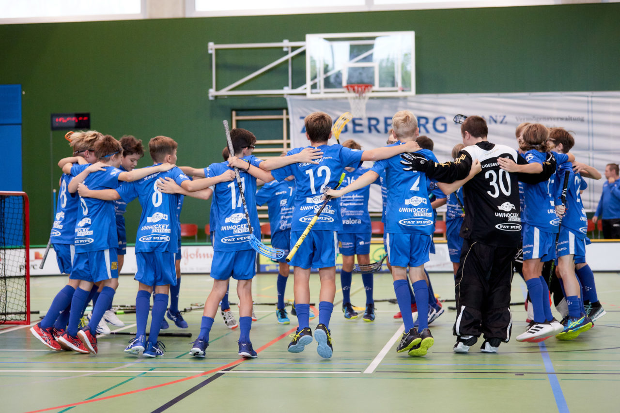 Zug United - Unihockey Mittelland Olten Zofingen am 27. September 2020 in der Sporthalle der Kantonsschule Zug 
Bild: Michael Peter
