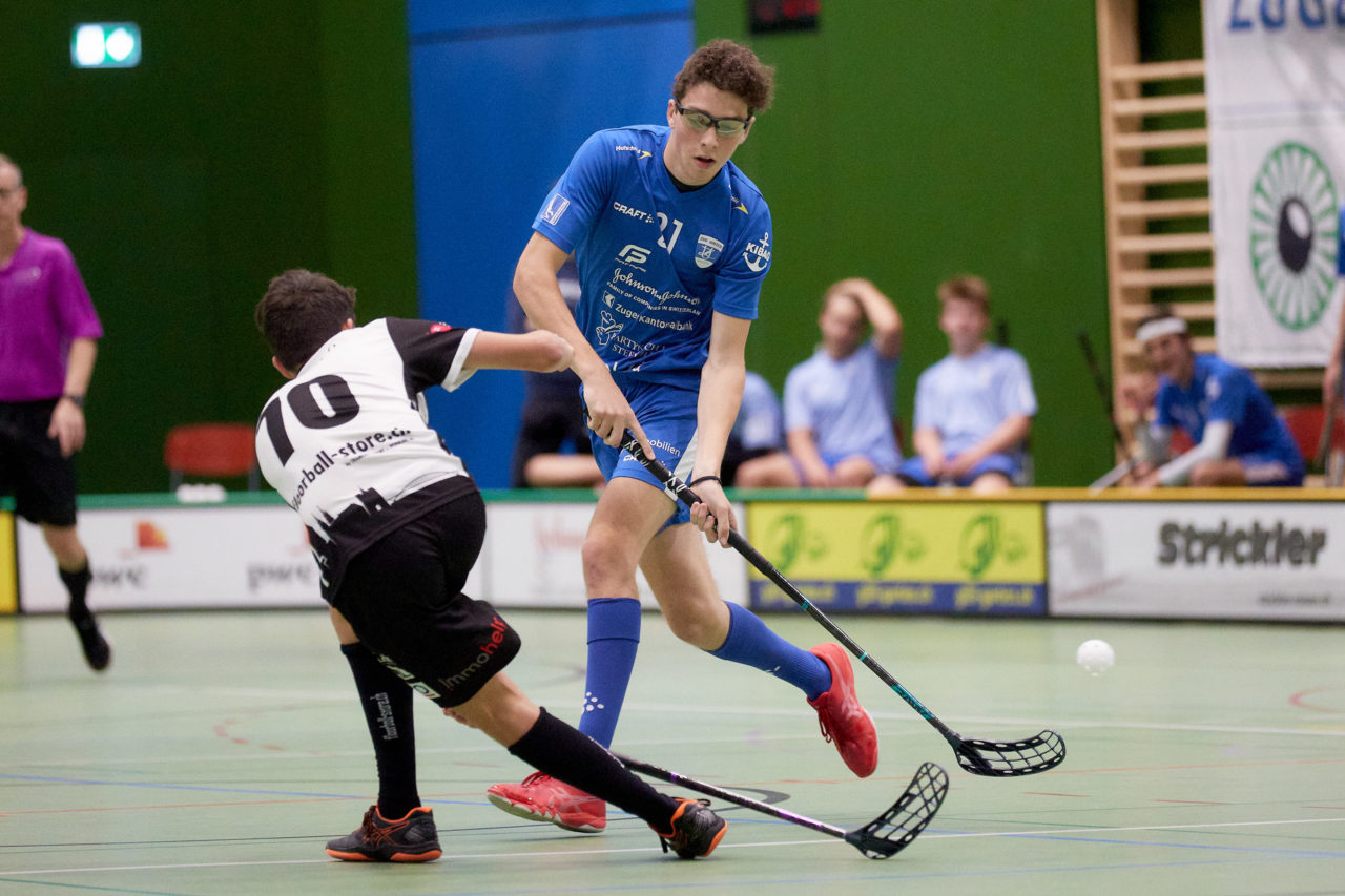 Zug United - Unihockey Basel Regio am 26. September 2020 in der Sporthalle der Kantonsschule Zug 
Bild: Michael Peter